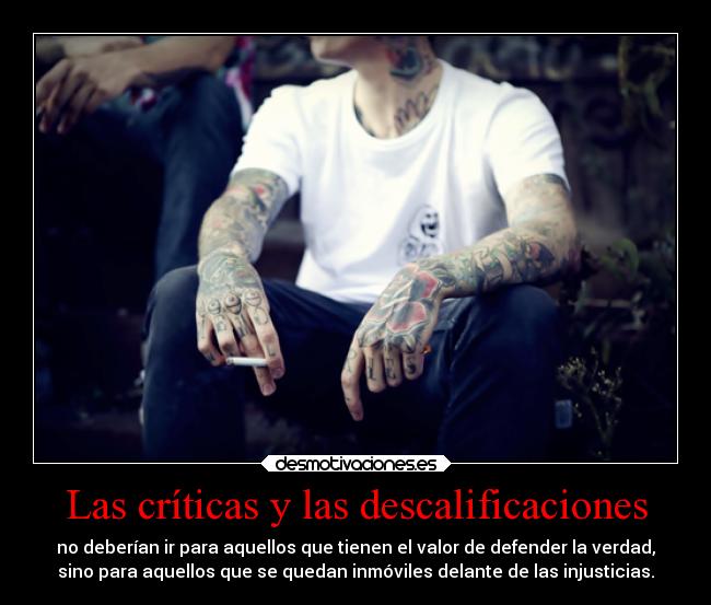 carteles criticas corazontatuado desmotivaciones