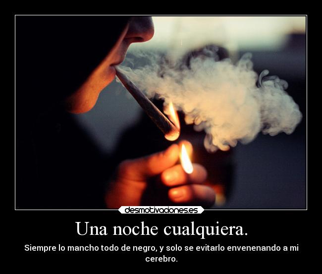 Una noche cualquiera. -