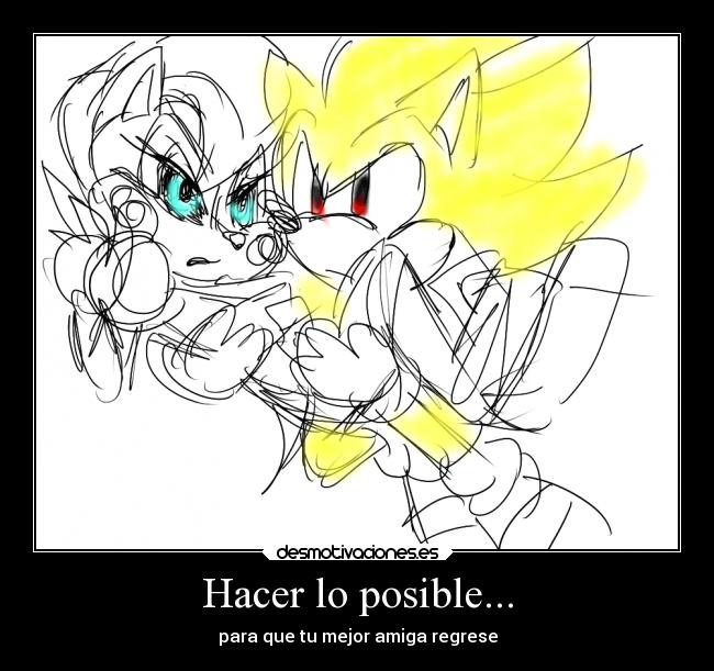 carteles sonic mecha sally desmotivaciones