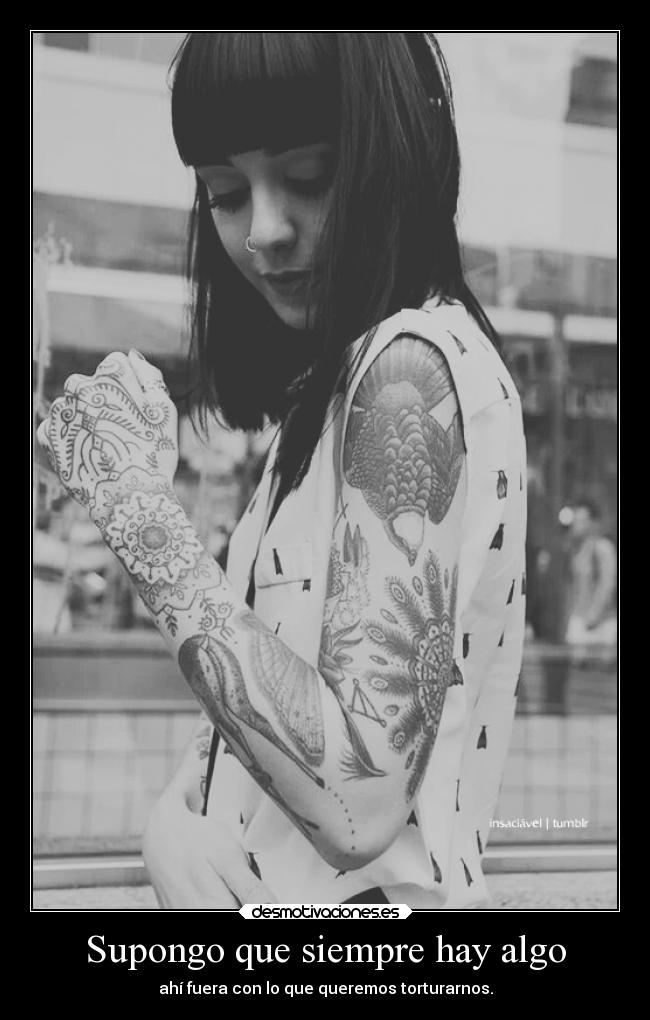 Supongo que siempre hay algo -