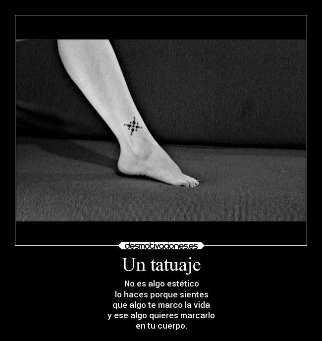 Un tatuaje -