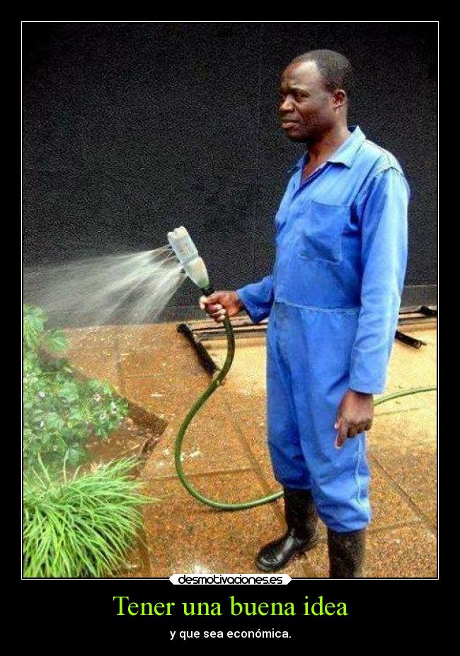 Tener una buena idea - 