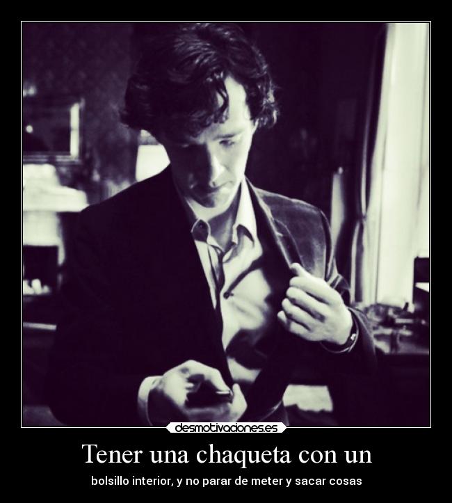 carteles alegria ayuda debilidad graciosas humor sherlock holmes tambien vale con trajes mola muchooo desmotivaciones