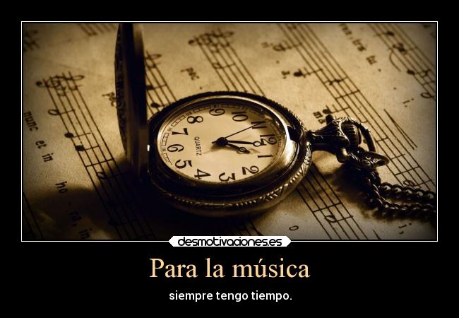 Para la música -