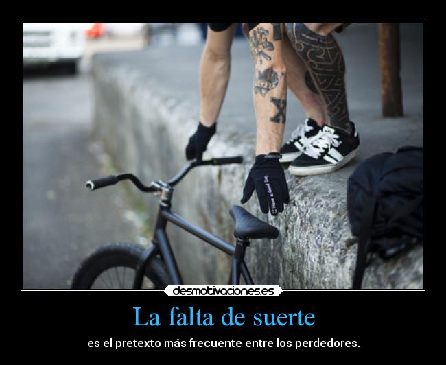 carteles suerte pocas veces hace material desmotivaciones