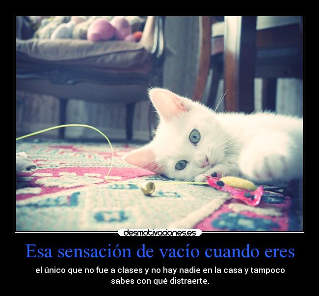 Esa sensación de vacío cuando eres - 