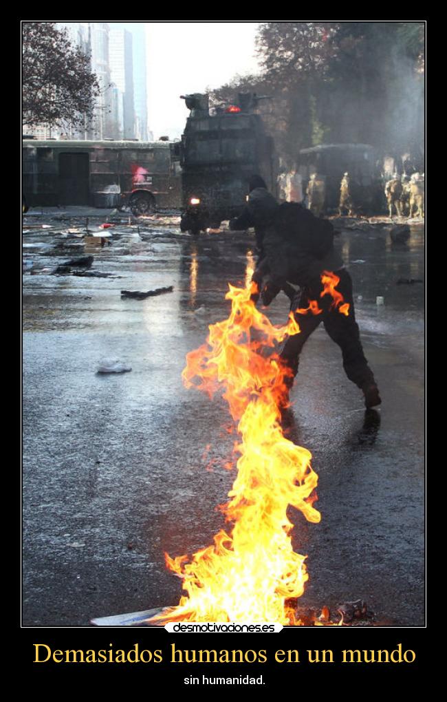 Demasiados humanos en un mundo -