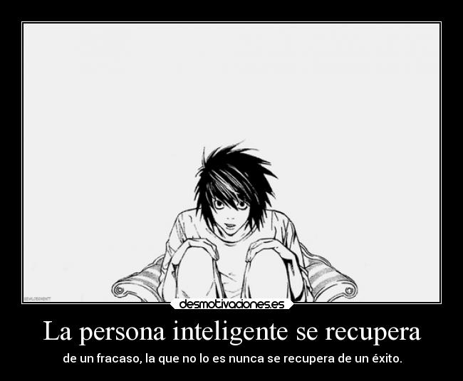 La persona inteligente se recupera -