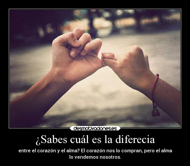 ¿Sabes cuál es la diferecia - 