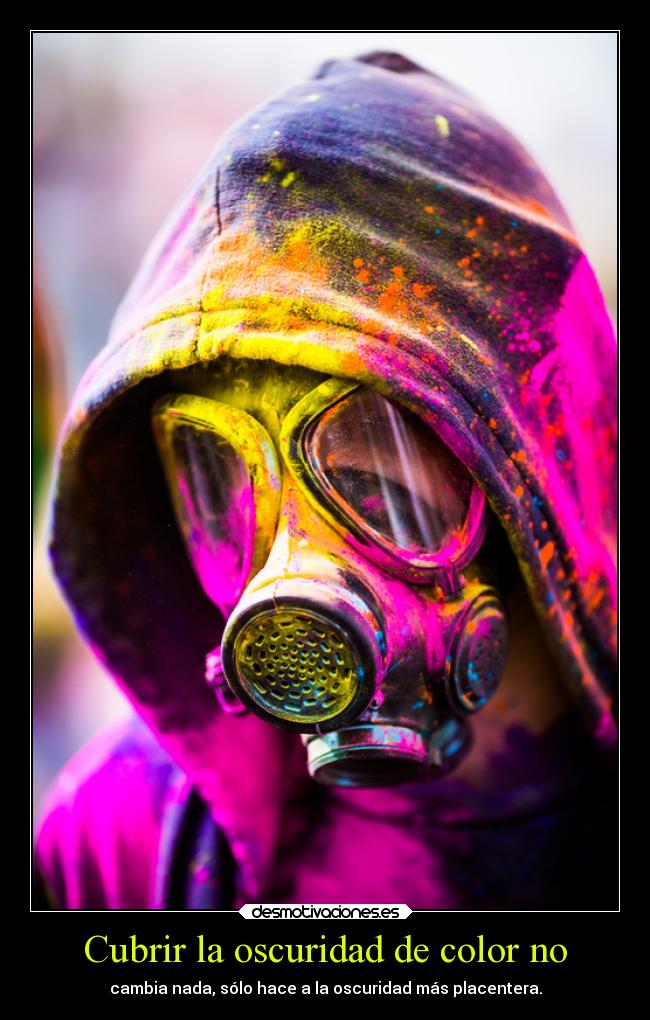 Cubrir la oscuridad de color no - 