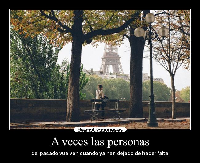 A veces las personas - 