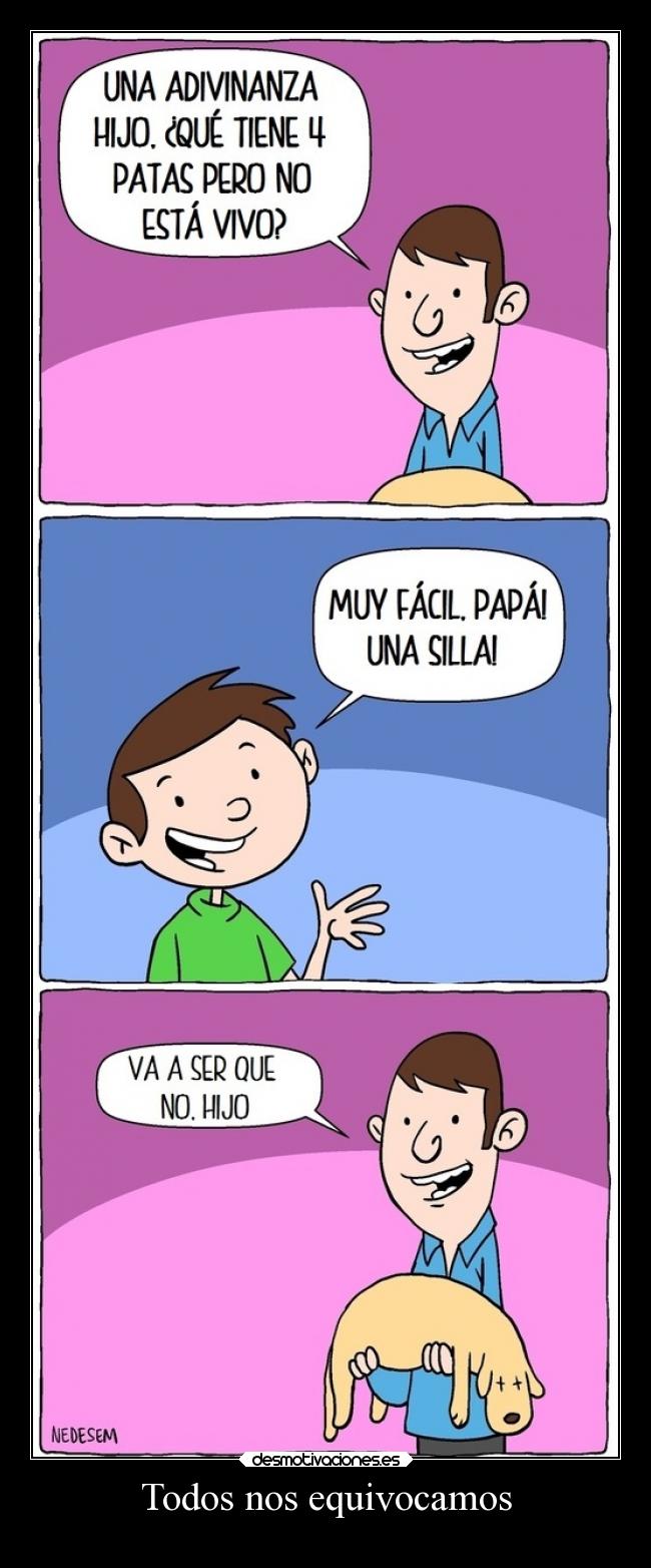 Todos nos equivocamos - 