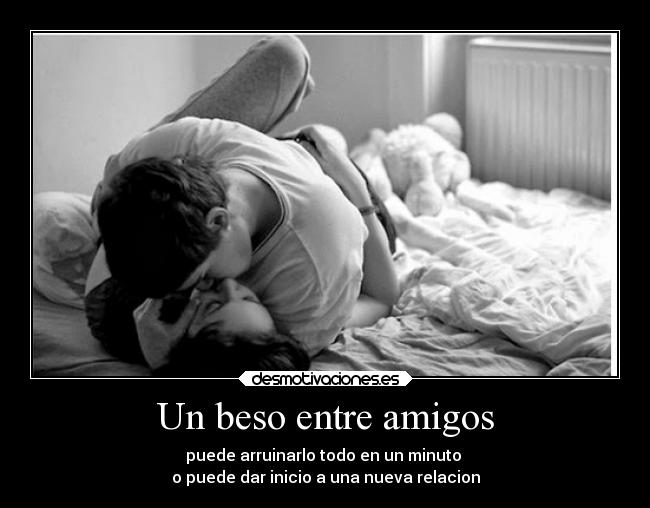 Un beso entre amigos -