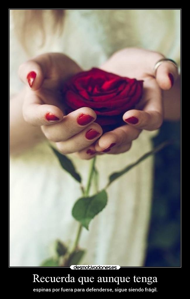 Recuerda que aunque tenga - 