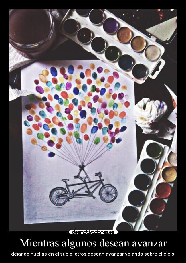 carteles colors algunos desear dejar huellas fly sky jitensha amo bici desmotivaciones