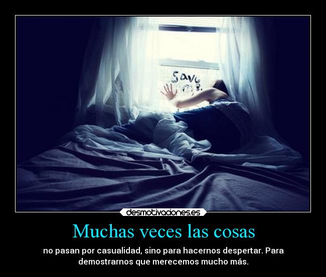 Muchas veces las cosas - 