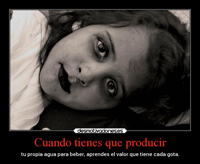 Cuando tienes que producir -