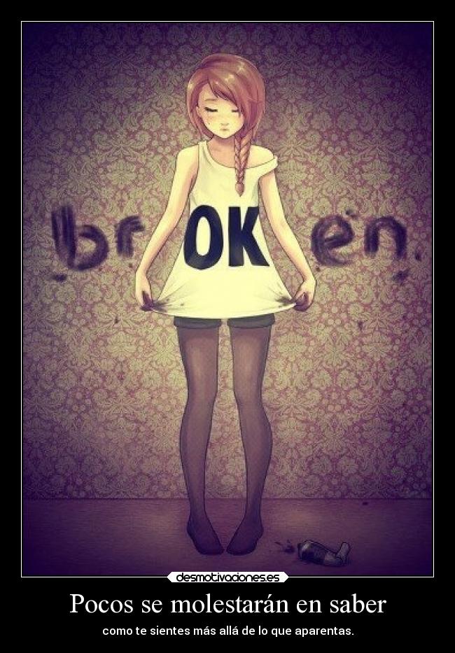 Pocos se molestarán en saber - 