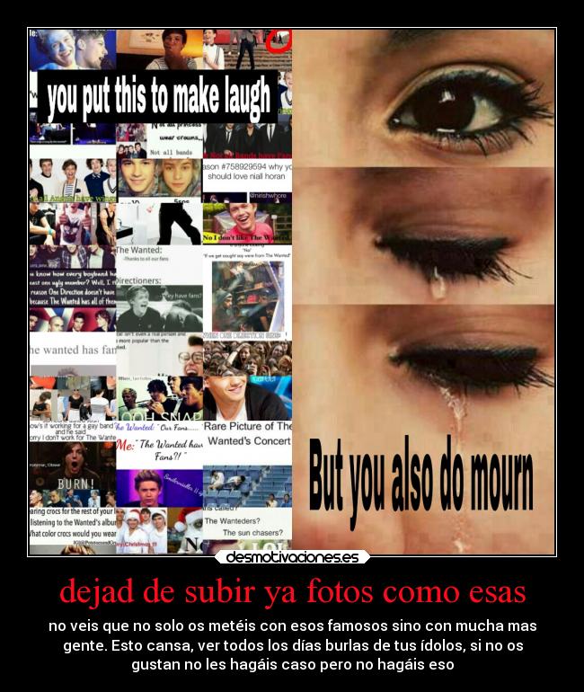 dejad de subir ya fotos como esas - 