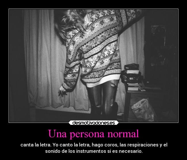 Una persona normal - 