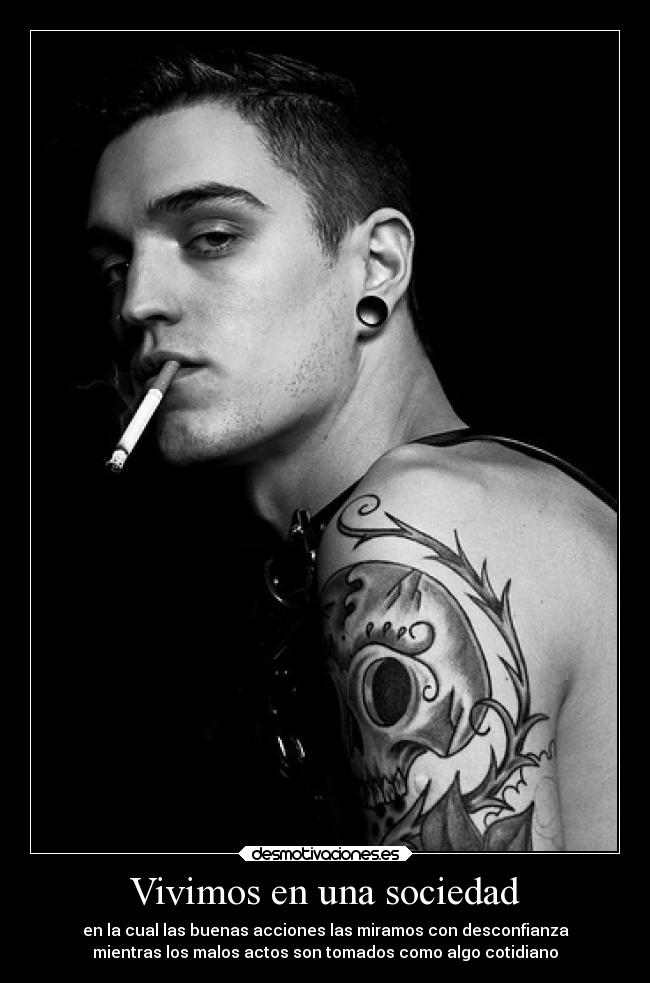 carteles sociedad hay culpable cigarrillo salio pixelado esa mirada puede ojos verdes carolf27 desmotivaciones