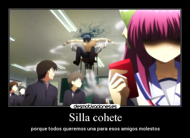 Silla cohete - porque todos queremos una para esos amigos molestos