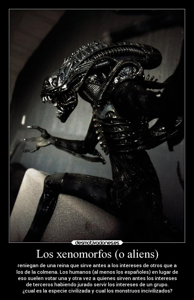 Los xenomorfos (o aliens) - 
