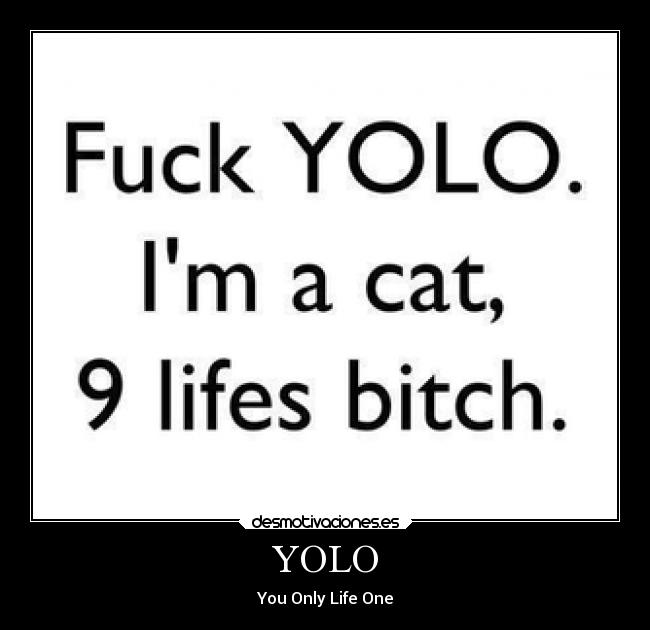 YOLO - You Only Life One