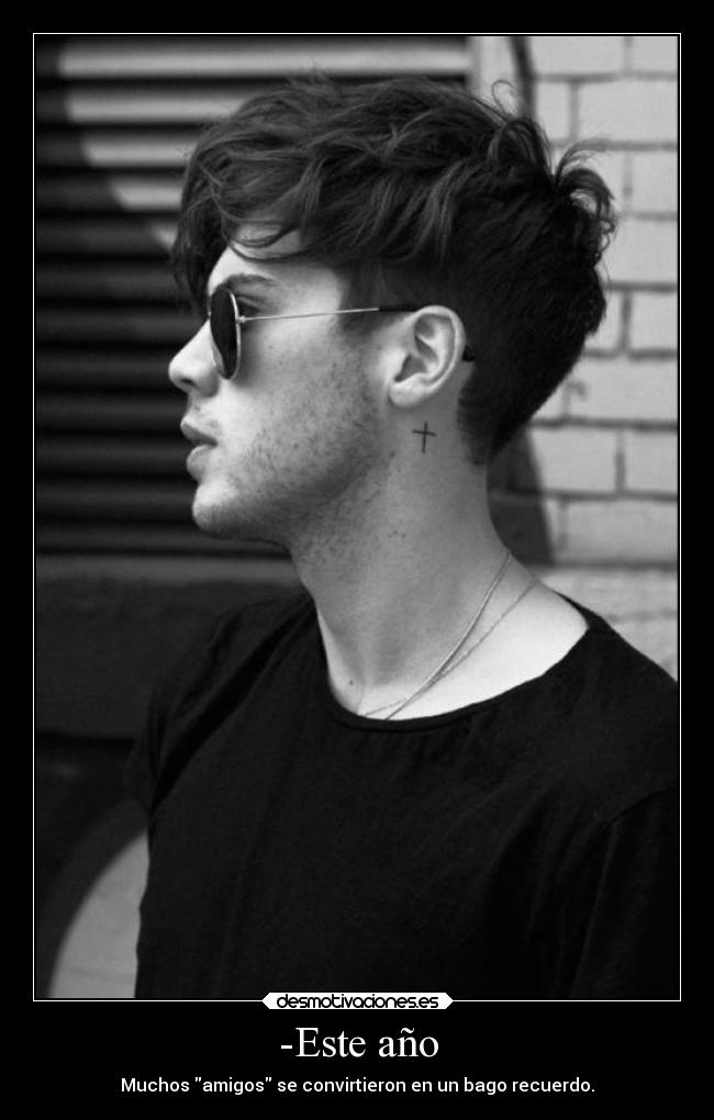 -Este año - Muchos amigos se convirtieron en un bago recuerdo.