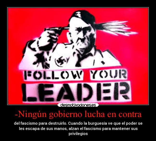 -Ningún gobierno lucha en contra -