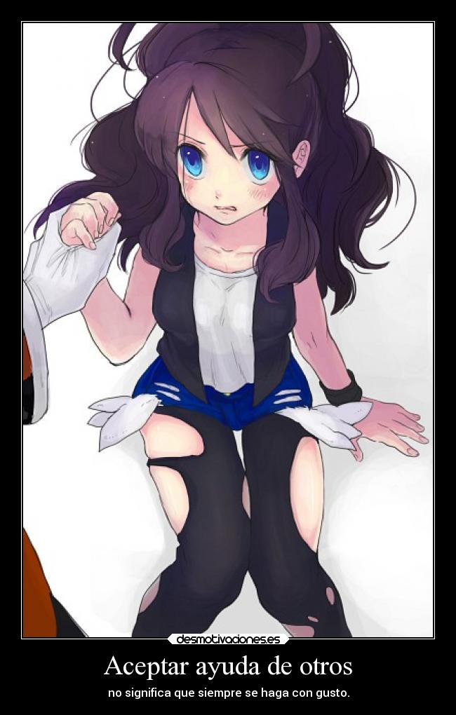 Aceptar ayuda de otros -