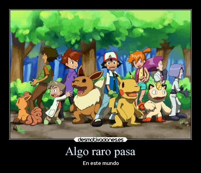 carteles anime pokemon digimon crossover desmotivaciones