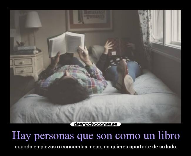 Hay personas que son como un libro - 