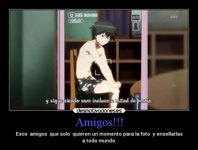 carteles amigos anime desmotivaciones