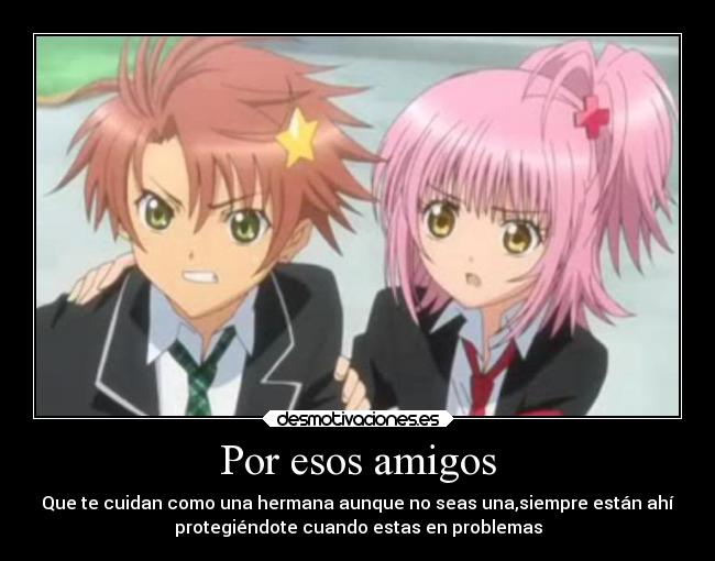 carteles amigos anime shugo chara desmotivaciones