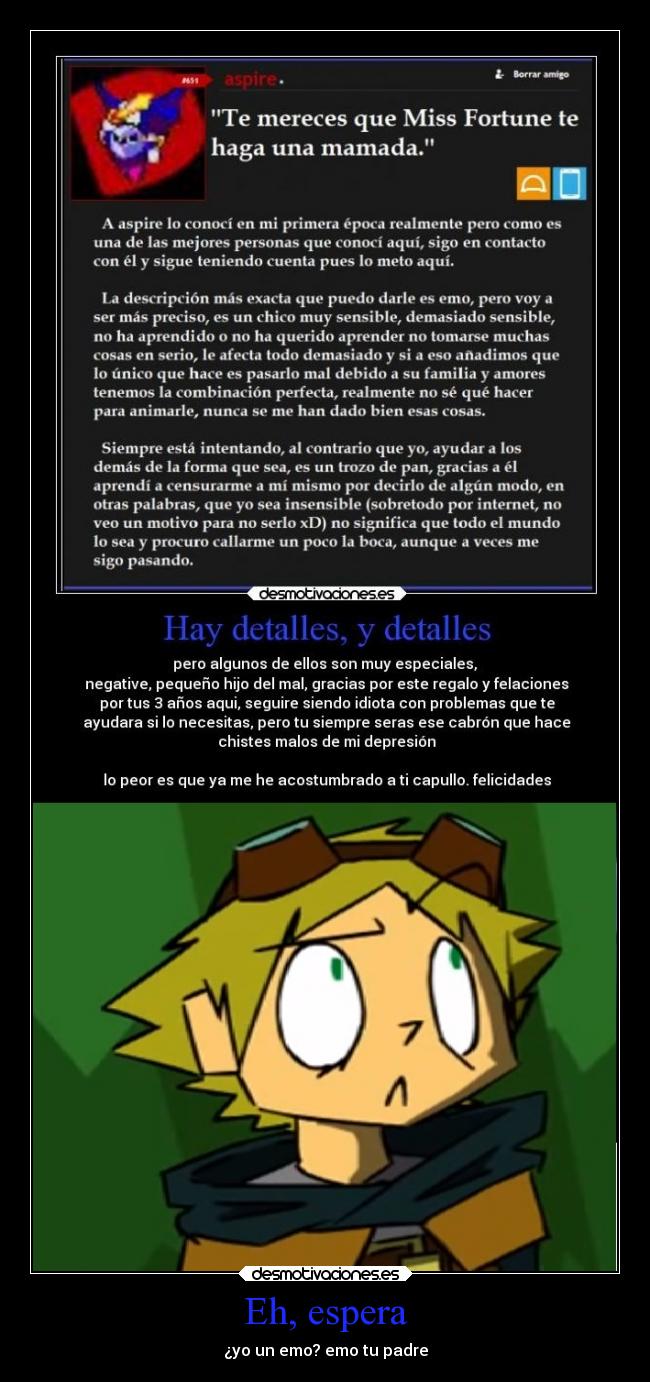 carteles amigos aspire puto negative desmotivaciones