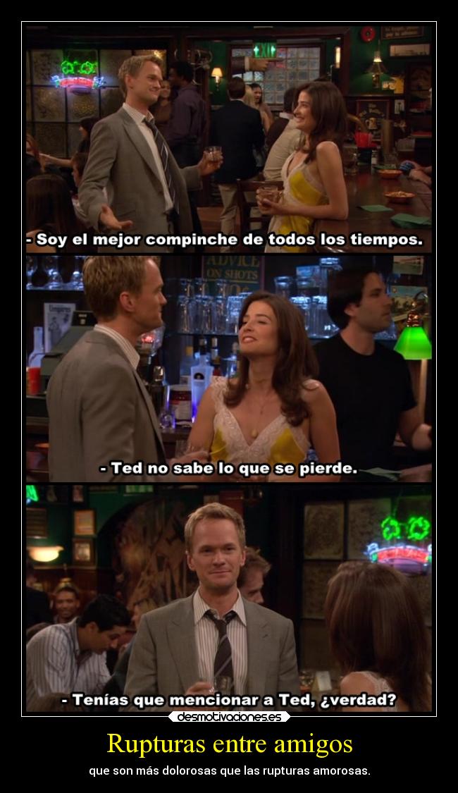 Rupturas entre amigos - 