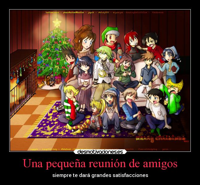 Una pequeña reunión de amigos - 