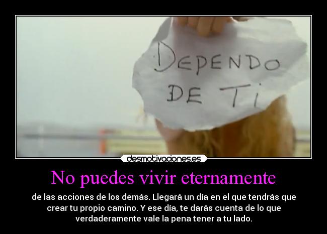 No puedes vivir eternamente - 
