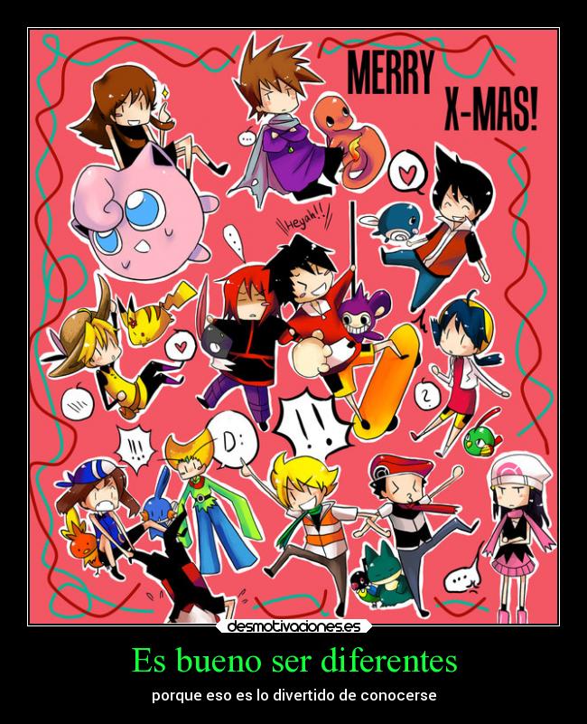 Es bueno ser diferentes - 