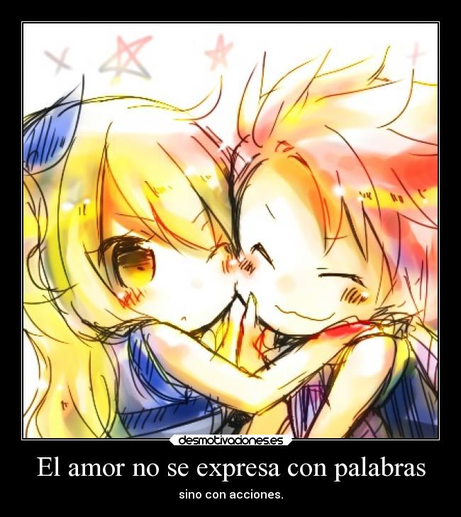 El amor no se expresa con palabras -