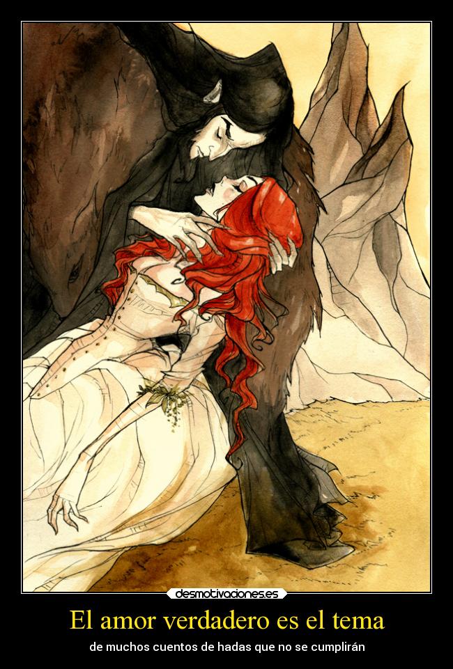 El amor verdadero es el tema - de muchos cuentos de hadas que no se cumplirán
