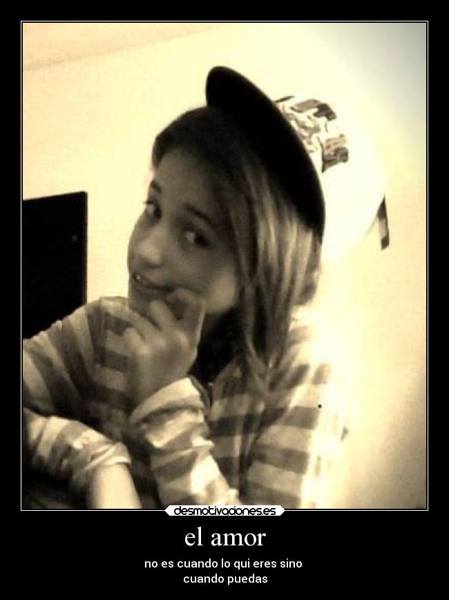 el amor -