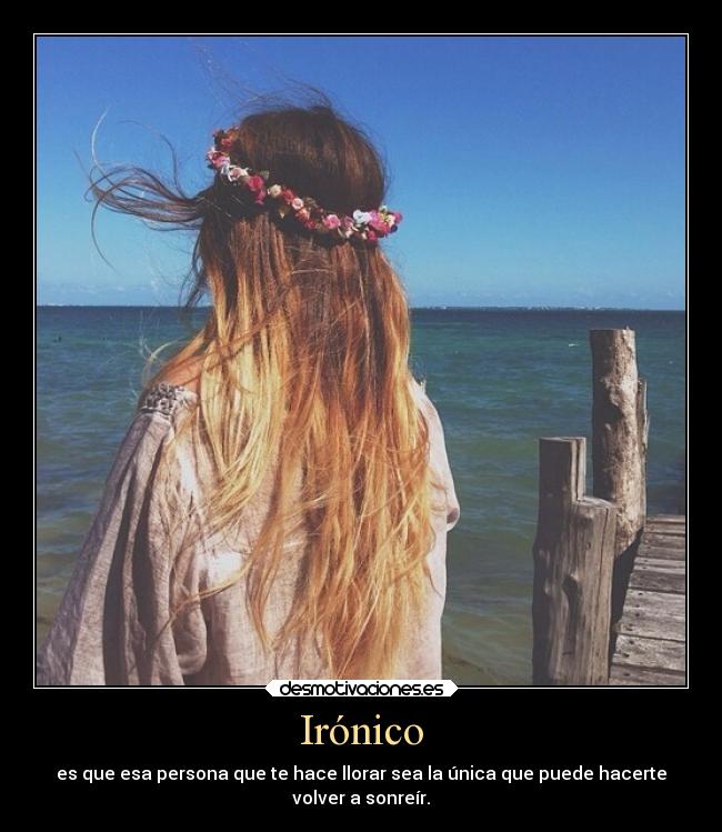 Irónico -