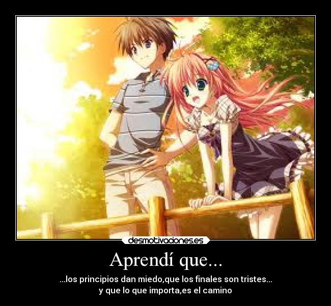 Aprendí que... - 