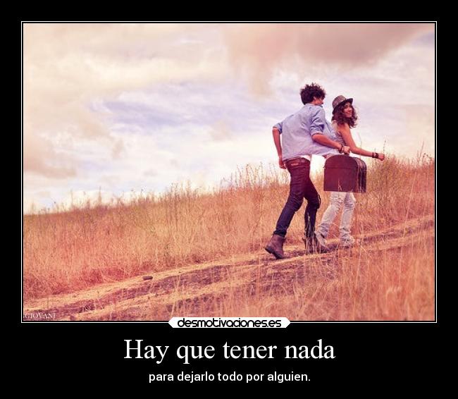 Hay que tener nada - 
