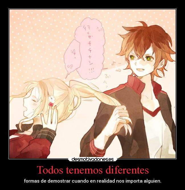 Todos tenemos diferentes - 