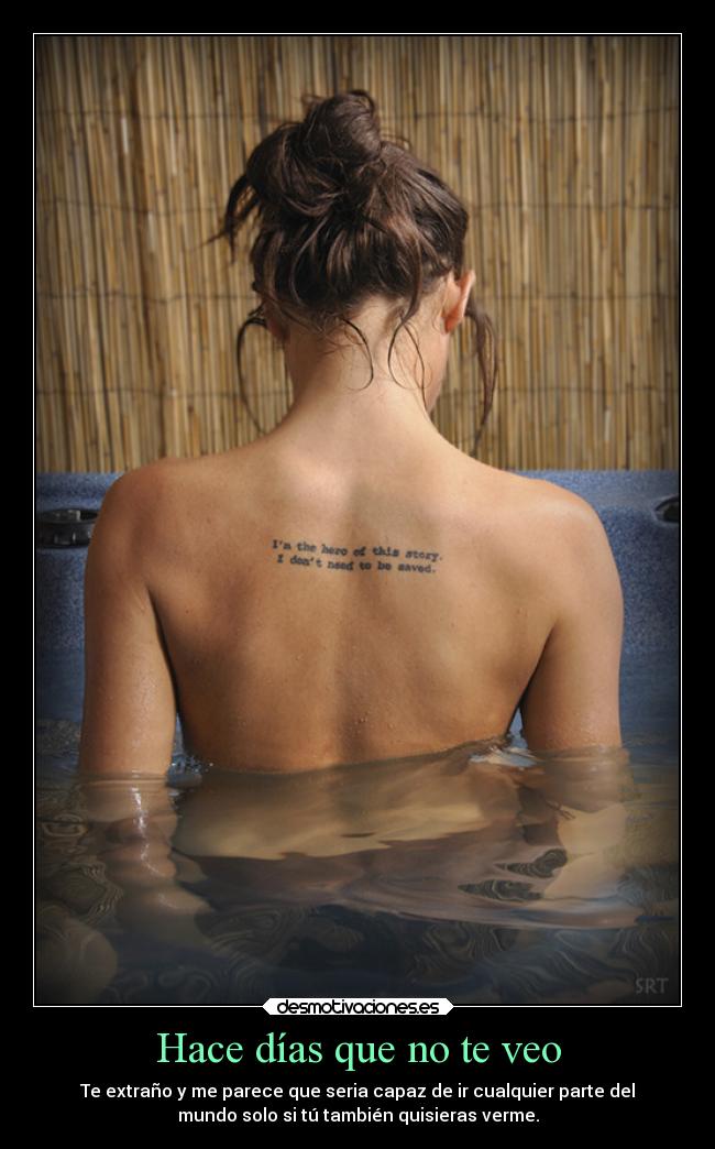 Hace días que no te veo - 