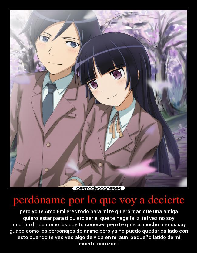 carteles anime amor confeccion miedo desmotivaciones