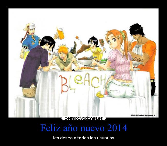 Feliz año nuevo 2014 - les deseo a todos los usuarios
